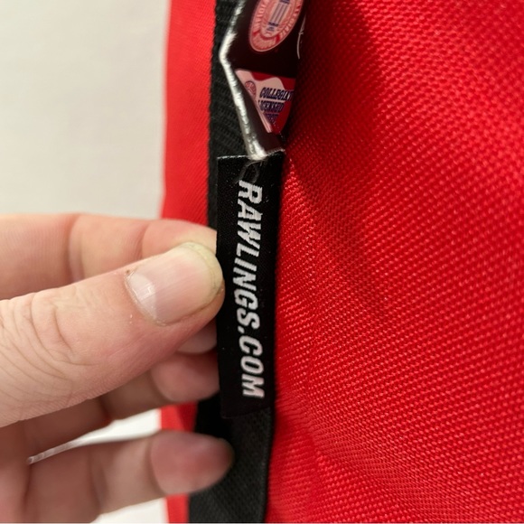 NCAA Utah Utes Large Red Rawlings Collegiate Cooler Baseball Bucket Bag 15”x14”. - Picture 16 of 16